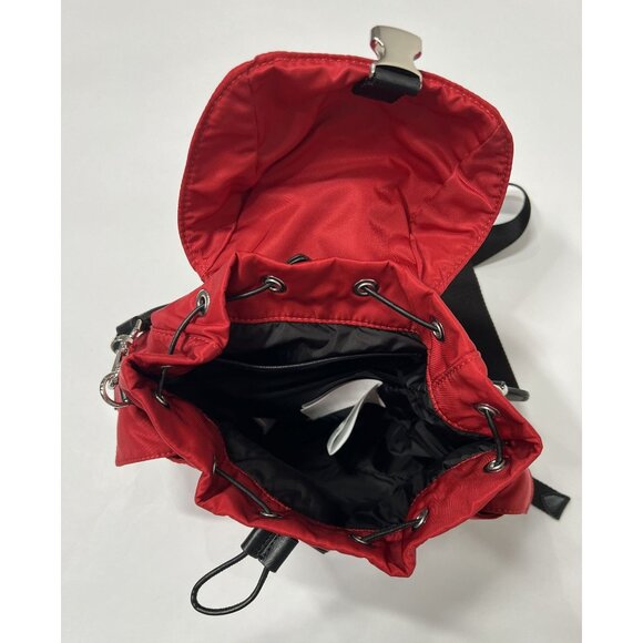 Moncler Dauphine Nylon Backpack in Dark Red - Picture 7 of 9